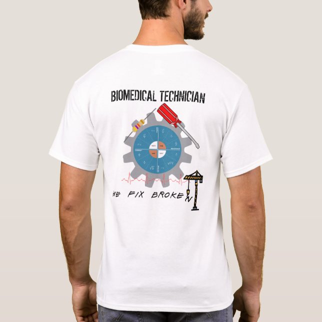 Biomedicaltekniker kan fixa nästan något t shirt (Baksida)