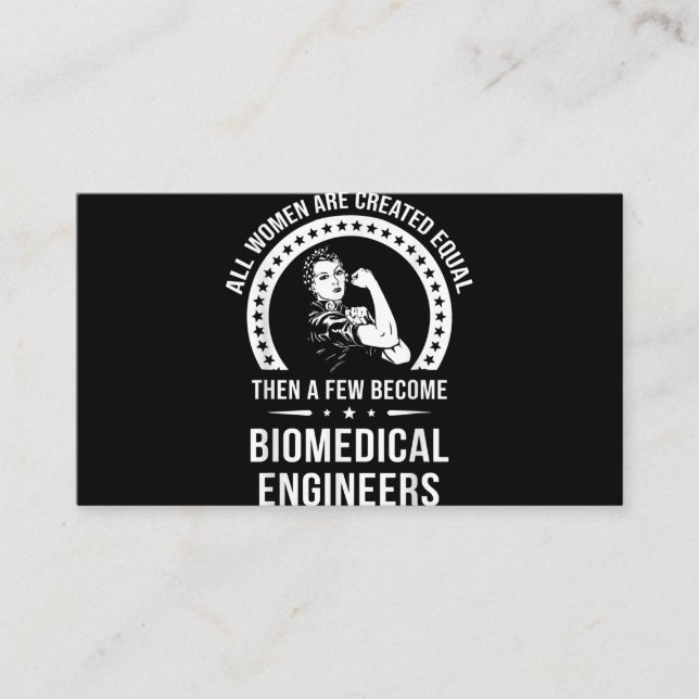 Biomedicinsk Ingenjör för kvinnor, biomedicinsk In Visitkort (Framsida)
