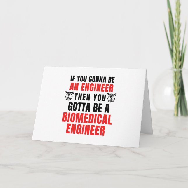 BIOMEDICINSK INGENJÖR HELGKORT (Framsida)