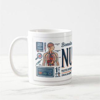 Biomedicinsk sjuksköterska present kaffemugg