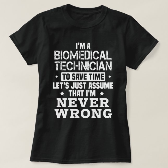 Biomedicinsk tekniker t shirt (Design framsida)