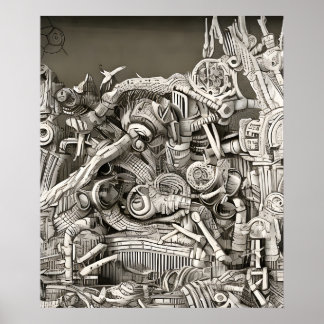 Biomekanisk stad poster