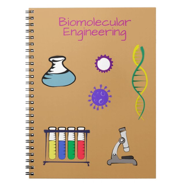 Biomolekulär Ingenjör Kemisk ingenjörsteknik Anteckningsbok (Framsidan)