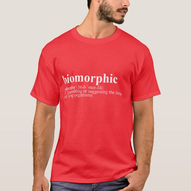 Biomorphic T Shirt (Framsida)