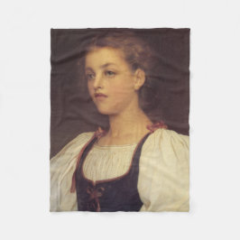Biondina (av Frederic Leighton) Fleecefilt