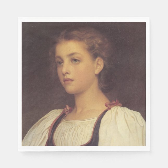 Biondina (av Frederic Leighton) Pappersservett (Framsidan)