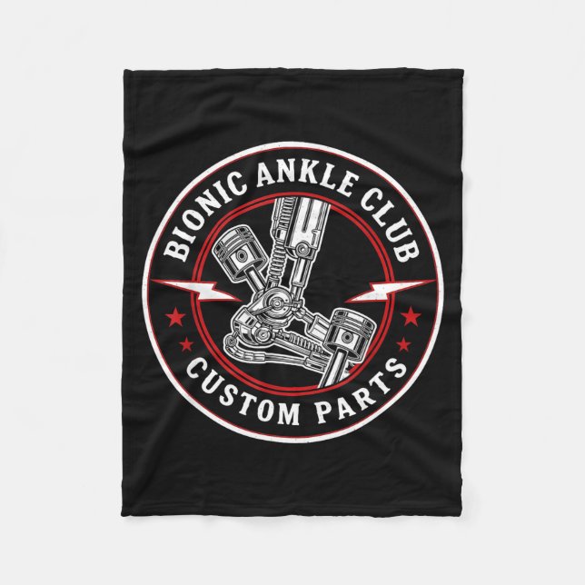 Bionic Ankle Replacement Recovery Bionic Ankle Sur Fleecefilt (Framsidan)