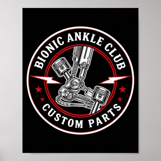 Bionic Ankle Replacement Recovery Bionic Ankle Sur Poster (Framsidan)