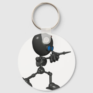 Bionic Boy 3D Robot - Finger Guns - Original Nyckelring