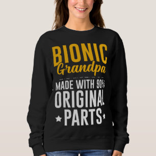 Bionic Farfar Män Knä Höftledsbyte 90 Original T Shirt