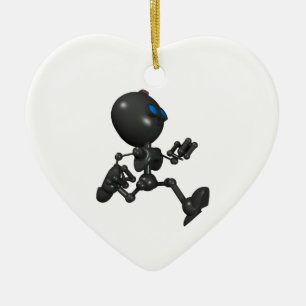 Bionic robot för pojke 3D - spring - original Julgransprydnad Keramik