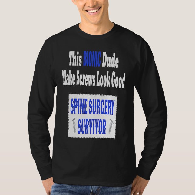 Bionisk återhämtning efter spinal stenos  ryggkiru t shirt (Framsida)