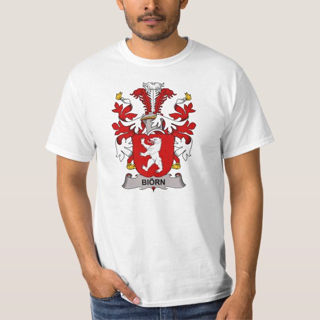 Biorn familjvapensköld tee (Framsida)