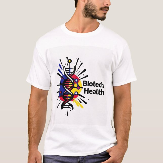 Biotech Health DNA T Shirt (Framsida)