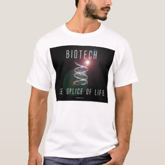 Biotech. Splitsen av liv. (svarten kvadrerar), Tee Shirt