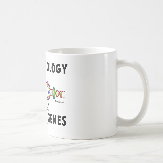 Bioteknik är i min gener (DNA-replicationen) Kaffemugg (Höger)