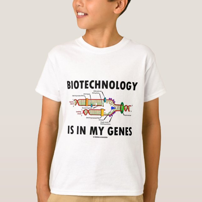 Bioteknik är i min gener (DNA-replicationen) T-shirt (Framsida)