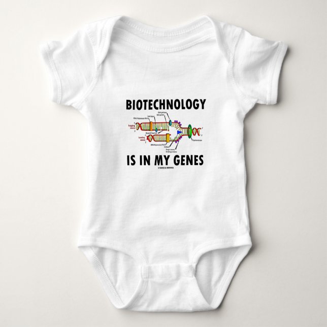 Bioteknik är i min gener (DNA-replicationen) T-shirt (Framsida)