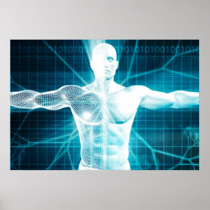 Bioteknik- eller biologiteknologi Biotech Poster