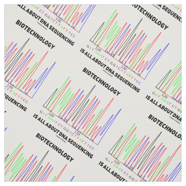Biotekniken handlar bara om DNA-sekvenser Tyg (Provkarta)