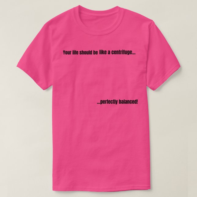 Biovetenskaplig balans t shirt (Design framsida)