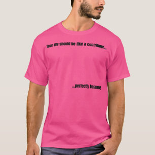 Biovetenskaplig balans t shirt