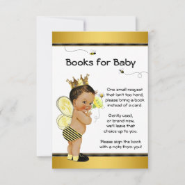 Bip Bring A Book Etnisk Pojke Bebis Shower Infogbl Inbjudningar