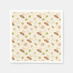 Bipappersservetter, Honeybee Baby Shower-fest Pappersservett
