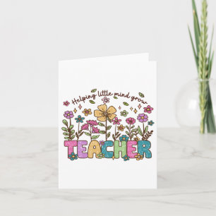Biping Little Minds Grow Wildblomme Lacher Tillbak Kort