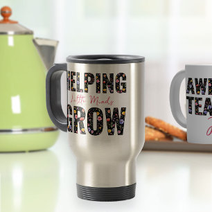 Biping Little Minds Grow Wildblommig Lettering Resemugg