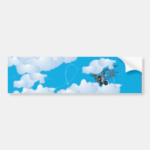 BiPlane Bildekal