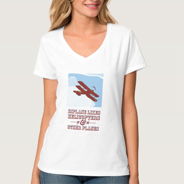 Biplane T Shirt (Framsida)