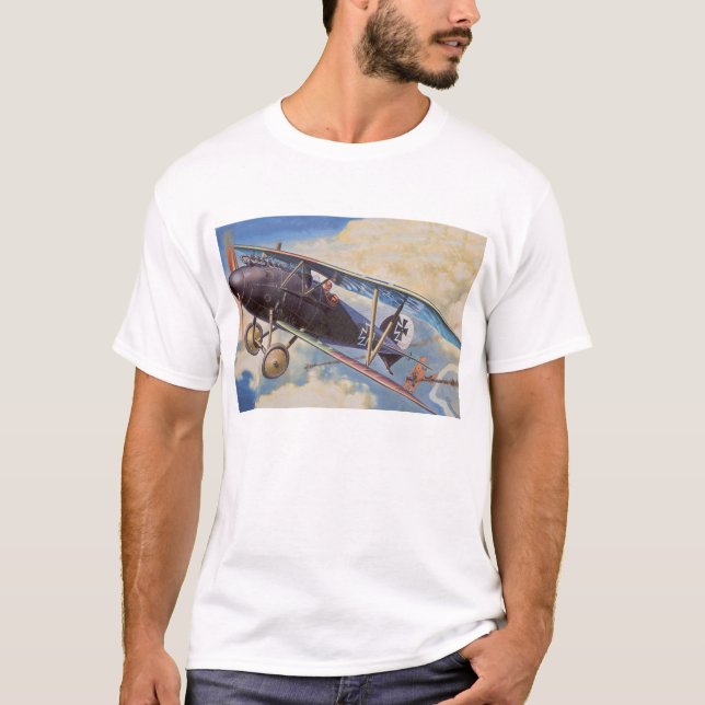 Biplane WW1 T-shirt (Framsida)