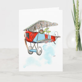 Biplanekaninkort Kort