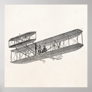 Biplanes för flygplan för Biplane för Poster