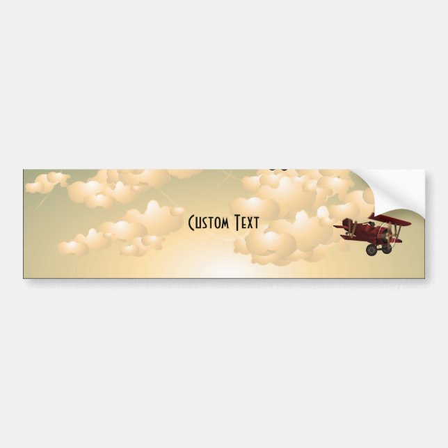 BiPlanes Sepia Bildekal (Framsidan)