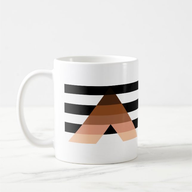 BIPOC Ally Flagga Kaffemugg (Vänster)