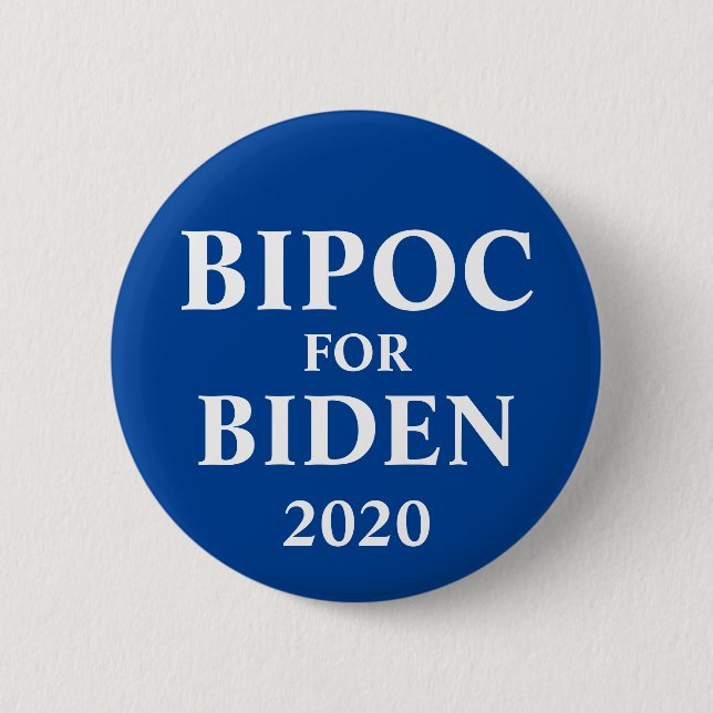 BIPOC För Biden Knapp (Framsida)