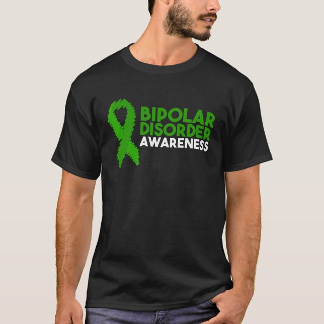 Bipolar Disorder Awareness T Shirt (Framsida)