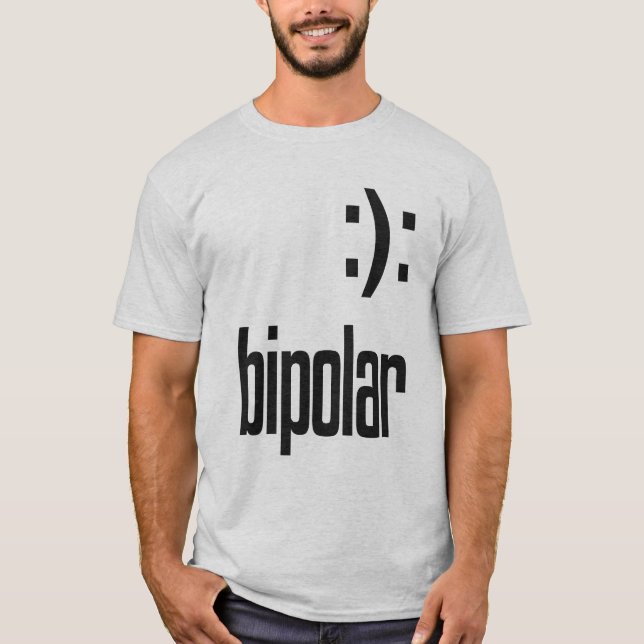 Bipolar Geek Gift T Shirt (Framsida)
