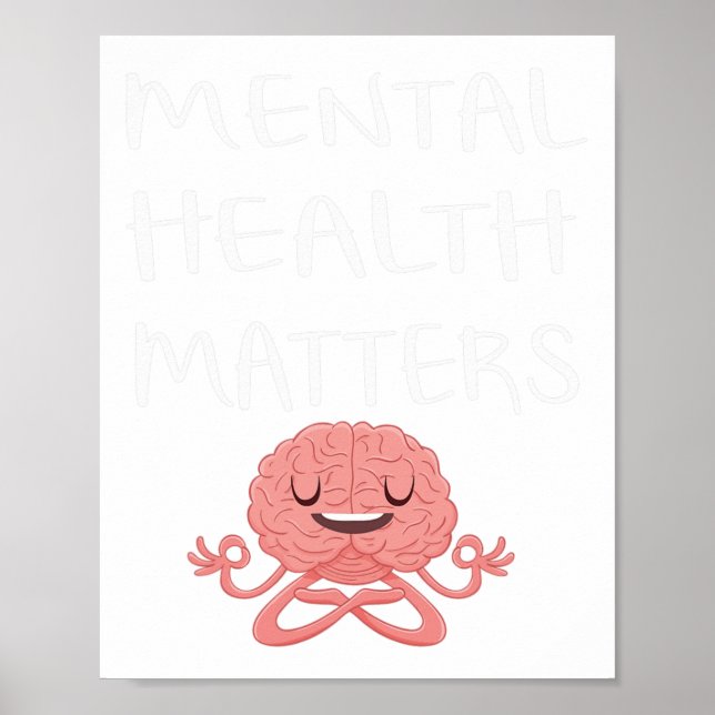 Bipolär medvetenhet om psykisk hälsa Psykisk hälsa Poster (Framsidan)