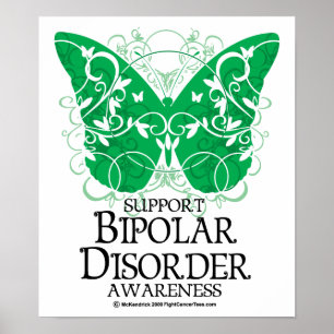 Bipolär oordningfjäril poster