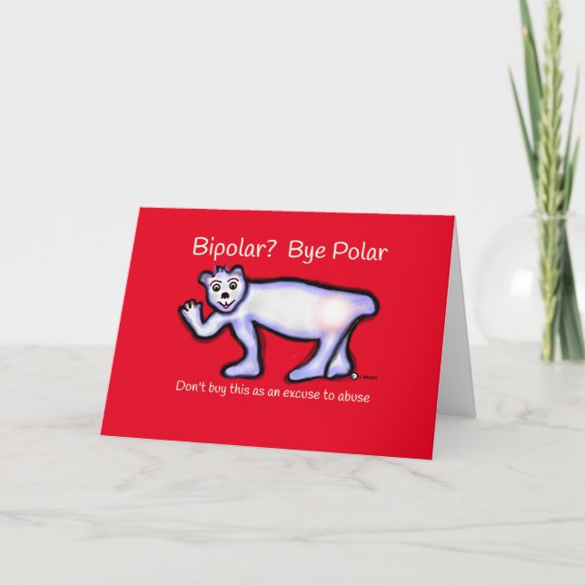 Bipolär psykisk hälsa kort (Framsida)