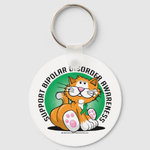 Bipolär sjukdom Katt Nyckelring
