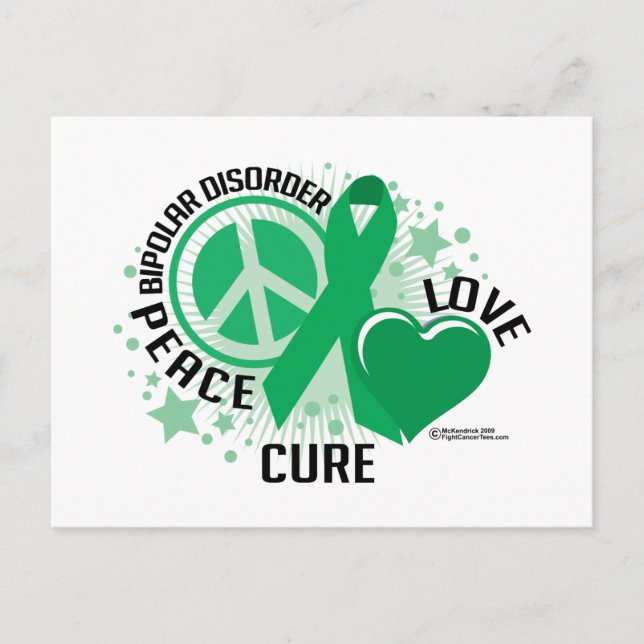 Bipolär sjukdom PLC Vykort (Framsida)