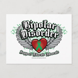 Bipolär sjukdom Vinge Vykort
