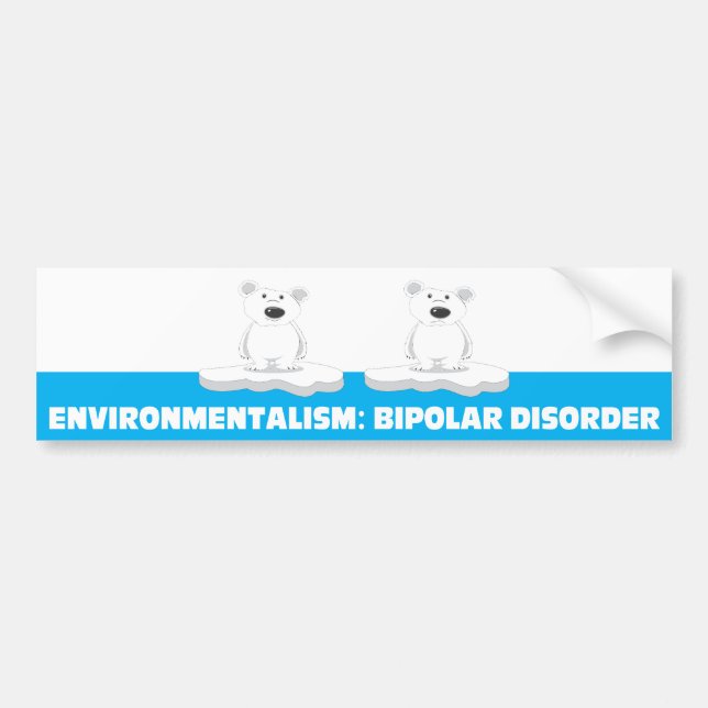 Bipolär stötfångare bildekal (Framsidan)