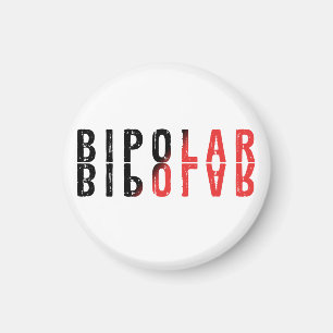 Bipolär textdesign magnet