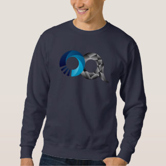 Bipolär tröja för björnsymbolsblått sweatshirt