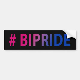 #Bipride Bisexual-Pride Bildekal